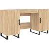 Image de vidaXL Bureau Chêne Sonoma 140x50x75 cm Bois composite