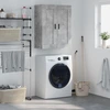 Image de vidaXL Armoire murale gris béton 69,5x34x90 cm Bois composite