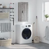 Image de vidaXL Armoire murale Gris Sonoma 34,5x34x90 cm Bois composite