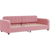 Image de vidaXL Lit de jour rose 80x200 cm velours