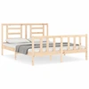 Image de vidaXL Lit en bois massif sans matelas 160x200 cm pin