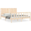 Image de vidaXL Lit en bois massif sans matelas 160x200 cm pin