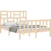 Image de vidaXL Lit en pin massif sans matelas 140x200 cm