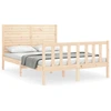 Image de vidaXL Lit en pin massif sans matelas 140x200 cm