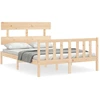 Image de vidaXL Lit en pin massif sans matelas 140x200 cm