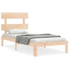 Image de vidaXL Lit en bois massif sans matelas 90x200 pin