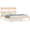 Image de vidaXL Lit en bois massif sans matelas 160x200 cm pin