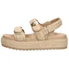 Image de Steve Madden Bigmona Sandalen Plat - beige - Maat 40