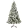 Image de Black Box Trees Nagoya Arbre de Noël artificiel - H240 x Ø138 cm - Vert avec aspect givré