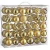 Image de House Of Seasons Ensemble De Boules De Noël Or H7xl7xl7cm