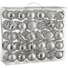 Image de House Of Seasons Ensemble De Boules De Noël Argent H7xl7xl7cm