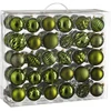 Image de House Of Seasons Ensemble De Boules De Noël Brun Foncé H7xl7xl7cm