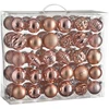 Image de House Of Seasons Ensemble De Boules De Noël Rose H7xl7xl7cm
