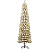 Image de Black Box Arbre de Noël artificiel Charlton - 63x63x260 cm - PVC - Vert glacé