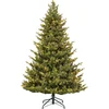 Image de Black Box Trees Clive Arbre de Noël artificiel avec lumières LED - H215 x Ø142 cm - Vert