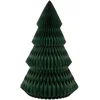 Image de Mica Decorations Sapin de Noël décoratif - H212 x Ø120 cm - Papier -Mix - Vert