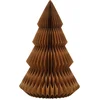 Image de Mica Decorations Sapin de Noël décoratif - H152 x Ø104 cm - Papier -Mix - Marron