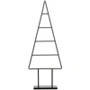 Image de Mica Decorations Sapin De Noël Décoratif Noir H90xl12xl34cm