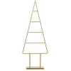 Image de Mica Decorations Sapin De Noël Décoratif Or H90xl12xl34cm