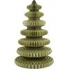 Image de Mica Decorations Décoration Arbre de Noël - H212 x Ø148 cm - Papier -100% - Vert