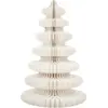 Image de Mica Decorations Décoration Arbre de Noël - H152 x Ø104 cm - Papier -100% - Blanc