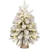 Image de Black Box Trees Sapin De Noël Artificiel Blanc Chaud H60xl45xl45cm