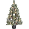 Image de Black Box Trees Sapin De Noël Artificiel Illuminé Blanc Chaud H90xl51xl51cm