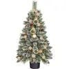 Image de Arbre de Noël artificiel Black Box Trees Kaprun, avec décoration, H90 x Ø61 cm - Arbre artificiel en pot - Sapin de Noël pour intérieur - 120 branches - Vert