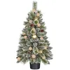 Image de Black Box Trees Sapin De Noël Artificiel Blanc Chaud H90xl51xl51cm