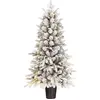 Image de Black Box Trees Grimshaw Sapin de Noël artificiel avec éclairage LED et fonction minuterie - H120 x Ø60 cm - Vert