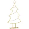 Image de Mica Decorations Décoration Arbre de Noël - L40 x l12 x H79 cm - Fer - Or