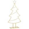Image de Mica Decorations Sapin De Noël Décoratif Or H78.5xl12xl40cm