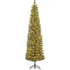 Image de Arbre de Noël LED Black Box Trees Charlton : arbre artificiel avec 160 LED, minuterie et fonction de variation de l'intensité lumineuse. Dimensions : hauteur 215 cm, diamètre 56 cm. Couleur : vert. Idéal pour la décoration de Noël