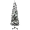Image de Black Box Trees Arbre de Noël artificiel avec neige - Christmas Tree H215 x Ø56 cm - Green Frosted