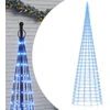 Image de vidaXL Sapin de Noël à LED pour mât de drapeau 3000 LED bleu 800 cm