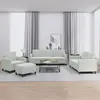 Image de vidaXL Ensemble de canapés 4 pièces gris clair velours