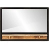 Image de vidaXL Miroir avec tablette 80x8x55 cm verre et bois massif mangue