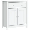 Image de vidaXL Armoire de salle de bain BERG Blanc 69,5x34x80 cm Pin massif