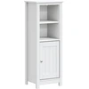 Image de vidaXL Armoire de salle de bain BERG Blanc 40x34x110 cm Pin massif
