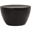Image de vidaXL Table basse Aluminium Martelé Ø 50x30 cm Noir