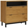 Image de vidaXL Armoire à tiroirs FLAM 80x40x80 cm Pin massif