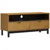 Image de vidaXL Armoire TV FLAM 110x40x50 cm Pin massif
