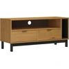 Image de vidaXL Armoire TV FLAM 110x40x50 cm Pin massif