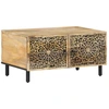 Image de vidaXL Table basse 80x50x40 cm en bois massif de manguier
