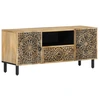 Image de vidaXL Armoire TV 105x33x46 cm bois massif mangue