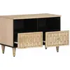 Image de vidaXL Armoire TV 70x33x46 cm en bois massif de manguier