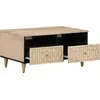 Image de vidaXL Table basse 80x54x40 cm en bois massif de manguier