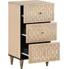 Image de vidaXL Armoire d'appoint 40x33x75 cm bois massif mangue