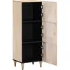 Image de vidaXL Highboard 40x33x110 cm bois massif mangue