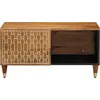 Image de vidaXL Table basse 80x50x40 cm en bois massif de manguier